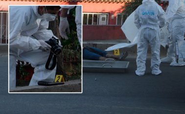 La víctima intentó huir con una pistola en la mano. Cristian Herrera