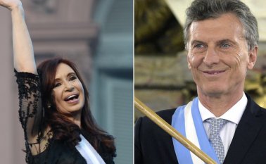 El actual presidente Mauricio Macri (derecha) ya ha asegurado “estar listo” para presentarse pese a las tensiones en Cambiemos, la fuerza política que le apoya. Archivo