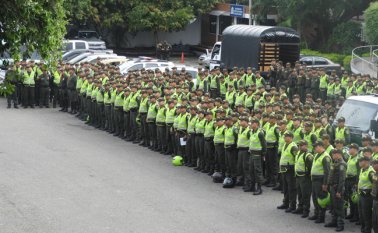 Al menos 800 uniformados de la Policía Metropolitana de Cúcuta reforzaron la seguridad en las calles desde el comienzo de 2019. Policía Nacional