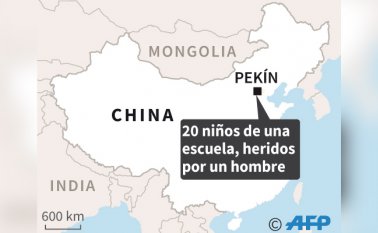 El hecho se registró en Pekín. AFP
