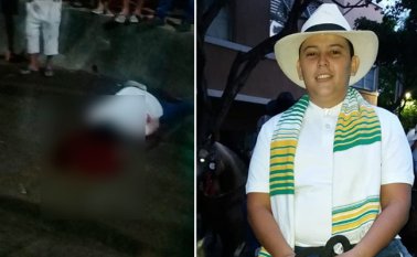 El cuerpo de José Manuel Rodríguez Pinto fue trasladado por la Policía al hospital Erasmo Meoz, donde finalmente murió. Cortesía