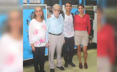 En la foto aparecen Edilma Arias, Argemiro Gutiérrez, Adriana Flores y Carlos Gutiérrez. Giovanny Rojas