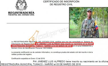 Lo que ahora se busca establecer es si el abatido exguerrillero, como se ha señalado hasta ahora, es ecuatoriano. Colprensa