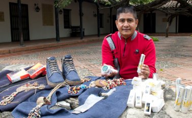 Nelson Torres Goez es el representante legal y líder de la asociación Ambengapa. Alfredo Estévez / La Opinión
