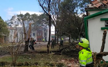 Sobre las 9:30 de la mañana ocurrió el atentado. Colprensa