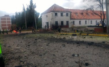 Atentado en Bogotá. Colprensa