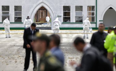 El operativo se registró en el barrio Los Laches, en el centro de la capital del país. Colprensa