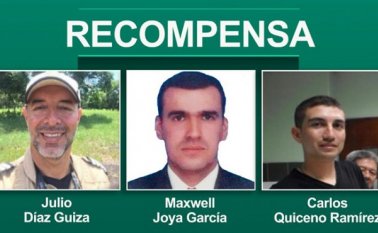 El gobernador William Villamizar pidió "respeto por la vida" de Julio Díaz, Maxwel Joya y Carlos Quinceno, quienes viajaban en el helicóptero de una empresa de valores que fue derribada. Archivo