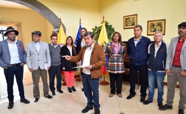 En repetidas ocasiones, la delegación el Eln le pidió a Duque reanudar las conversaciones, pero el Gobierno les insistía en que debían poner fin a los secuestros y las acciones criminales. Archivo