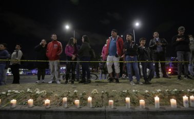 La acción terrorista atribuida al Eln dejó 20 cadetes muertos. Colprensa