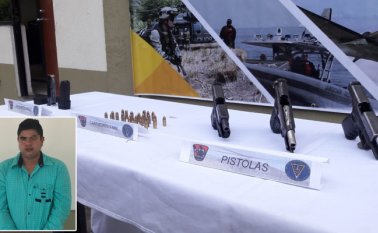 El detenido fue dejado a disposición de la Fiscalía Cortesía