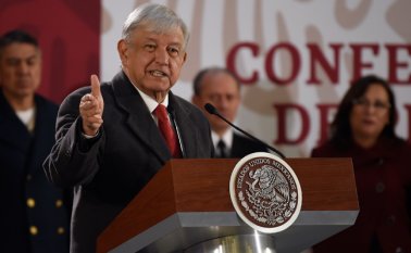 Andrés Manuel López Obrador, presidente mexicano. AFP