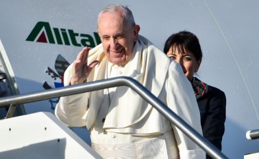 El papa viaja este miércoles a Panamá. AFP