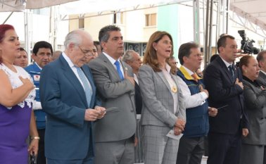 La vicepresidenta Marta Lucía Ramírez encabezó en Armenia los actos de conmemoración de los 20 años del terremoto de 1999. Colprensa