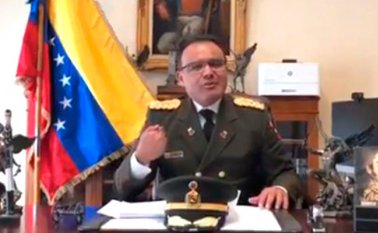 Coronel José Luis Silva, agregado de Defensa de Venezuela en Washington. captura de video