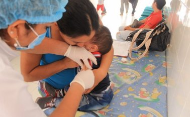 Están disponibles vacunas contra sarampión, rubeola y paperas, entre otras. 
 Archivo