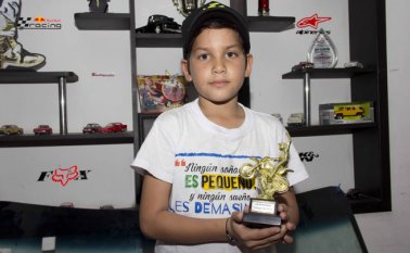 Santiago Rivera tiene 10 años.
Cortesía