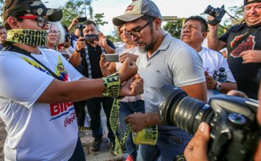 Quienes cubren la actual crisis venezolana. AFP