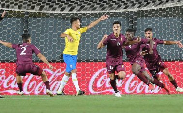 El resultado elevó a los llaneros de Rafael Dudamel a la cima de la clasificación y puso en duda el viaje de Brasil al próximo mundial de la categoría. AFP
