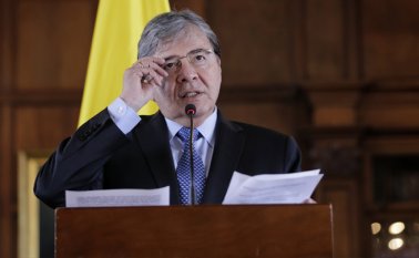 Canciller Carlos Holmes Trujillo. Colprensa