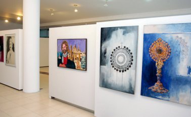 La muestra es un homenaje al fallecido artista. Mario Caicedo