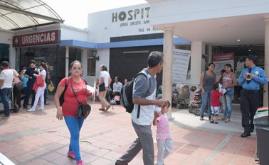 El hospital de Villa del Rosario se ha visto afectado hasta en sus consultas externas, por lo que están implementando un nuevo sistema para las citas. César Obando