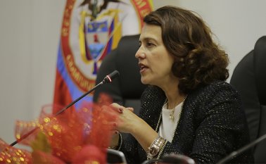 Ministra del Interior, Nancy Patricia Gutiérrez. Colprensa