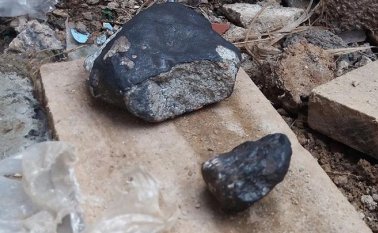 La caída del meteorito del pasado 1 de febrero causó un gran estruendo. AFP