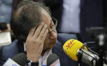 Senador Gustavo Petro. Archivo