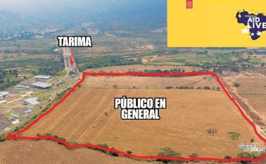 A las 5:00 p.m. deberá estar despejado el lugar. Los Manes del Drone