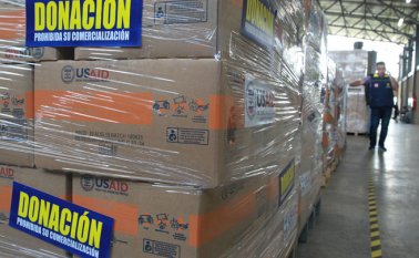 El principal centro de acopio está en Cúcuta. EFE