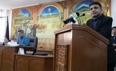 Los concejales de Cúcuta explicaron que le permitieron tomar la palabra a Lorent Gómez Saleh por solicitud de la Unión de Partidos Latinoamericanos (Upla). La Opinión