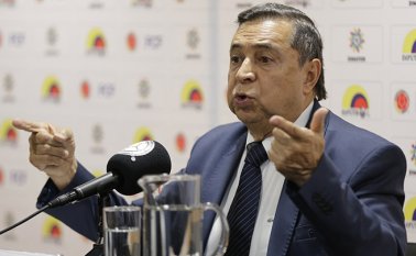 Vicepresidente de la Federación Colombiana de Fútbol, Álvaro González. Colprensa