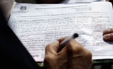 La recolección de apoyos se podrá hacer hasta junio. Cortesía