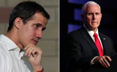 Estarán presentes Juan Guaidó y el vicepresidente de EE.UU., Mike Pence.
AFP