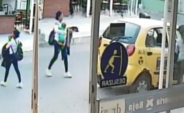 Tomadas de un video de la Policía 