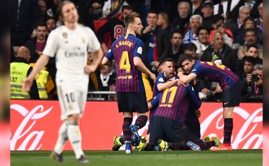 El Barça cuenta con una amplia ventaja en esta competición. AFP