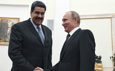 Nicolás Maduro, presidente de Venezuela - Vladimir Putin, presidente de Rusia. AFP