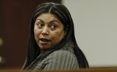 Oneida Pinto, exgobernadora de la Guajira, también fue procesada por los delitos de celebración indebida de contratos. Colprensa