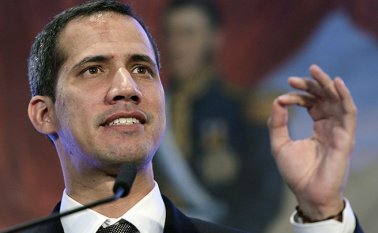 Juan Guaidó, presidente interino de Venezuela. AFP