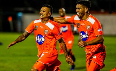 El antioqueño Alexis Zapata fue la figura del partido. Colprensa