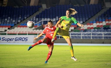 En 2019 no habrá liga femenina aseguró la Dimayor, aunque Colombia tiene actualmente al equipo campeón de la Copa Libertadores.  Archivo