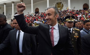El Aissami es el primer ministro chavista en ser inculpado ante la justicia estadounidense, que acusó también de los mismos delitos al empresario venezolano Samark José López Bello y a otras dos personas. AFP