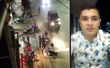 Camilo Andrés Ortiz Castro fue apuñalado en medio de una riña.  Cortesía