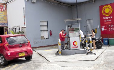 El consumo de gasolina en las estaciones de servicio de Cúcuta no alcanzó los ocho millones de galones. Archivo