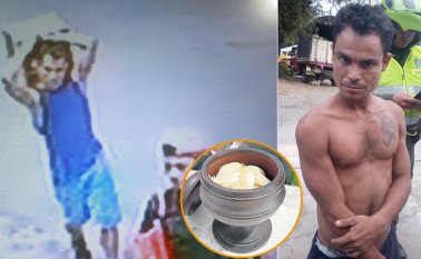 Rondón vendió los elementos en una chatarrería en el barrio Torcoroma. Policía Nacional