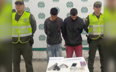 Las víctimas reconocieron a los presuntos asaltantes como los autores de los hechos. Policía Nacional