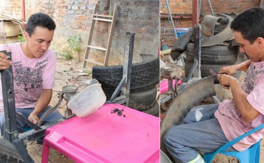 Norton Jaimes es estudiante de Administración de Empresas de la Universidad Minuto de Dios. Acaba de ganar el premio Social-Skin 2019, en la categoría Medio Ambiente. Cortesía