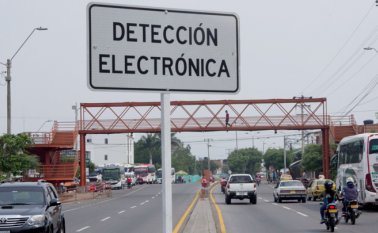 Las fotomultas en Los Patios están suspendidas desde el 18 de diciembre del año pasado. Alfredo Estévez