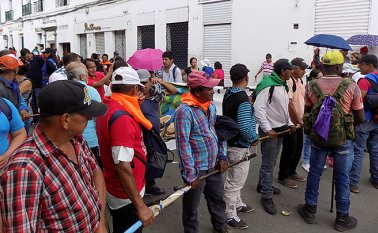 Paro indígena y campesino que se adelanta desde el pasado 10 de marzo. Colprensa